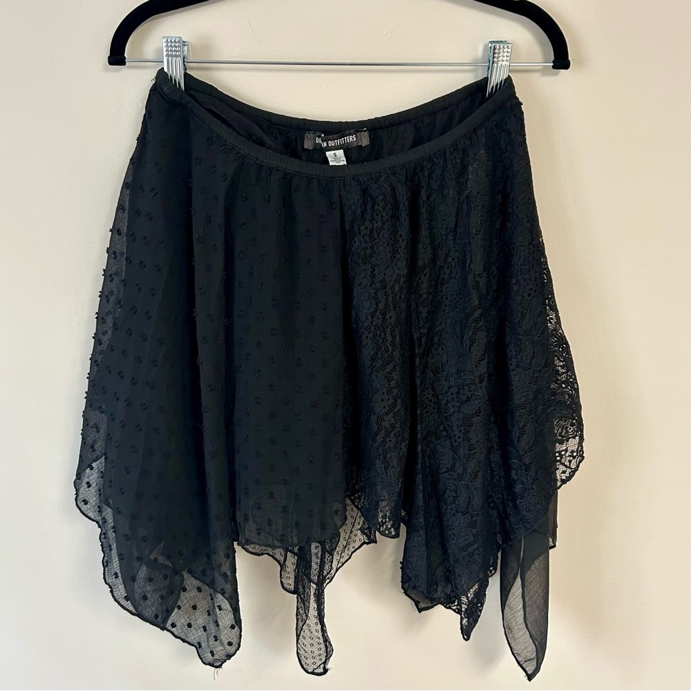 Urban Outfitters Black Asymmetrical Skirt